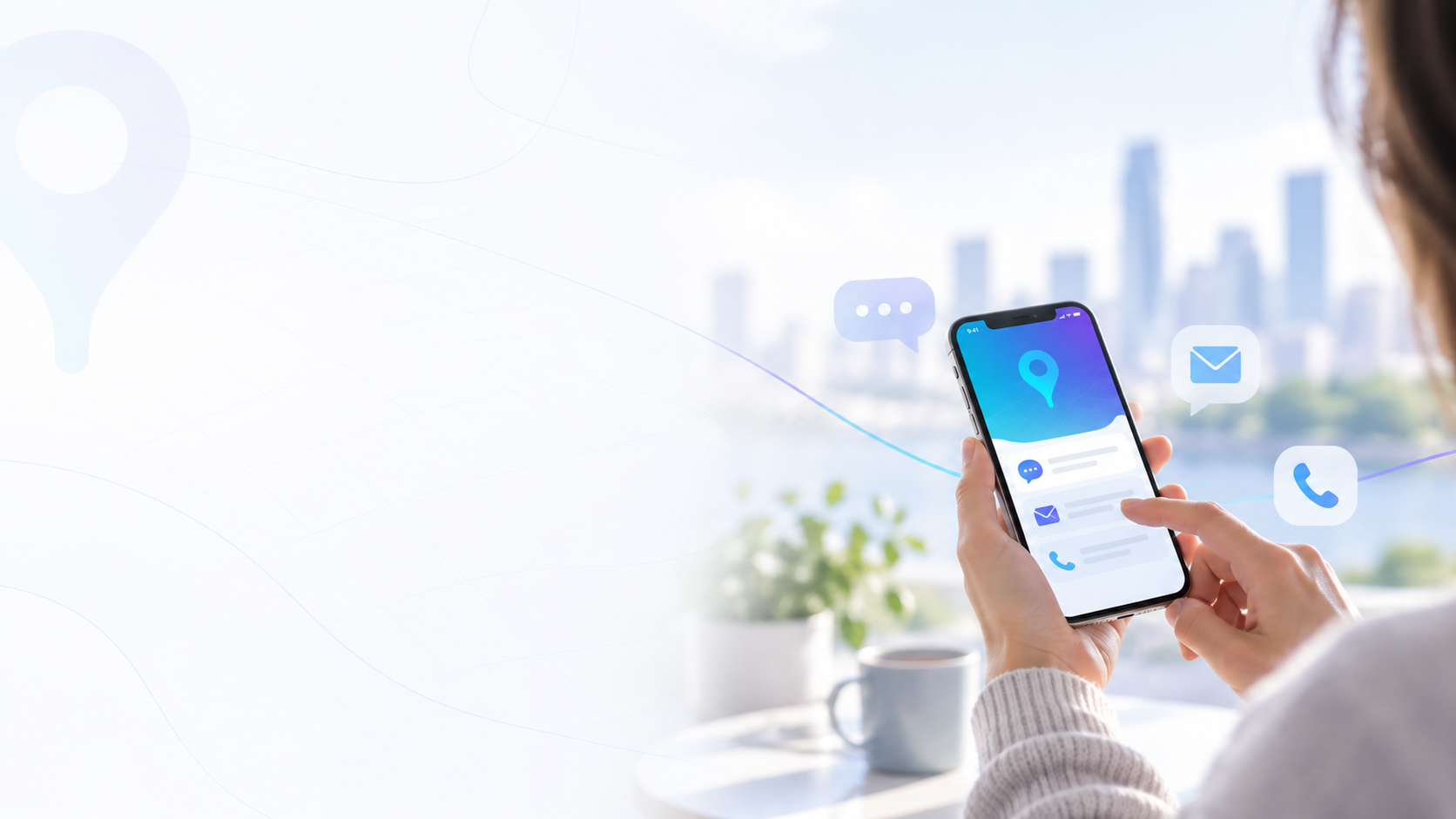 Contact screen for Pin My Day
